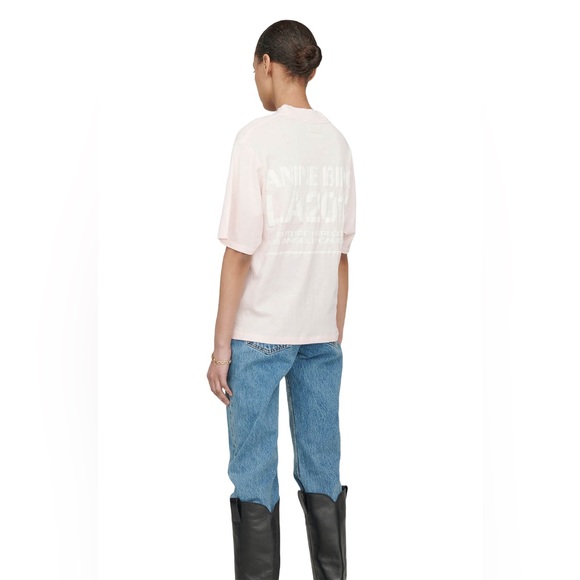 Anine Bing Wes Tee - Pink Bing LA - Picture 2 of 14
